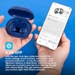 JLab JBuds Sport ANC 4 True Wireless Bluetooth Earbuds + Charging Case, Cobalt Blue, Swipe + Touch Controls, Hybrid Active Noise Cancelation, Multipoint Connect, Customized Settings App - Image 6