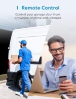 meross Smart Garage Door Opener Remote, Compatible with Apple HomeKit, Amazon Alexa, Google Assistant, CarPlay and SmartThings, Enhanced Compatibility, New Version - Image 5