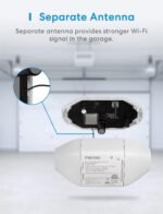 meross Smart Garage Door Opener Remote, Compatible with Apple HomeKit, Amazon Alexa, Google Assistant, CarPlay and SmartThings, Enhanced Compatibility, New Version - Image 6