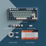 RK ROYAL KLUDGE R75 Wireless Mechanical Keyboard, 75% Percent Custom Gaming Keyboard Gasket Mount RGB Backlit with Knob & PBT Keycaps, BT5.1/2.4GHz/USB-C, Hot Swappable Cream Switch - Image 6