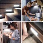 6 Pack Under Cabinet Lights Wireless, 32 LED Motion Sensor Light Indoor Rechargeable Magnetic Closet Lights Battery Operated, Under Counter Lights for Kitchen, Wardrobe, Hallway, Stairs - Image 6