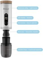 Portable Self-Heating Espresso Machine and Coffee Maker Including Milk Frother - Image 3
