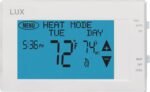 Lux Products TX9600TS Programmable Large Touchscreen Heating Cooling Thermostat, White - Image 4