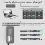 65W USB C Laptop Charger Compatible with Dell Laptop and More USB Type C Power Adapter - Image 4