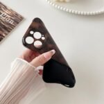 Compatible with for iPhone 15 Pro Case, Tortoise Shell Chic Amber Brown Print Leopard, Classic Soft TPU Protective Shockproof Case for iPhone 15 Pro 6.1 ''Color2 - Image 4