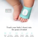 Sense-U Smart Baby Sock Monitor and 2.5K PTZ Camera, Tracks Heart Rate, Sleep Trends & Movement Anytime Anywhere, Video Monitor - Image 4