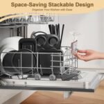 5-Piece Toaster Oven Baking Pan Set – Compact Nonstick Bakeware for RV, Camper & Small Kitchens – Muffin, Loaf, Pizza, Cake & Square Pans - Image 4