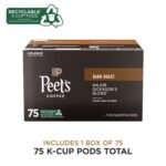 Peet's Coffee, Dark Roast Keurig K-Cup Pods, 100% Arabica Coffee - Major Dickason's Blend 75 Count (1 Box of 75 Pods) - Image 3