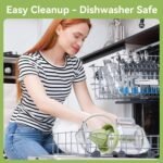 La Reveuse Electric Citrus Juicer 34 oz for Grapefruit Orange Lemon Lime Juice, 40W, Grayish Yellow - Image 7