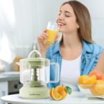 La Reveuse Electric Citrus Juicer 34 oz for Grapefruit Orange Lemon Lime Juice, 40W, Grayish Yellow - Image 9