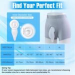 External Catheter for Men with Detachable Silicone Urine Bag (1000mL) | Wearable Urine Collector for Men with Reusable Tube 39.4in, Adjustable Anti-Slip Straps | Home & Daily Use - Image 3