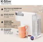 Keurig K-Slim Single Serve K-Cup Pod Coffee Maker, Featuring Simple Push Button Controls And MultiStream Technology, White - Image 3