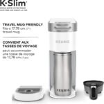 Keurig K-Slim Single Serve K-Cup Pod Coffee Maker, Featuring Simple Push Button Controls And MultiStream Technology, White - Image 4