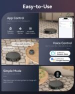Robot Vacuum and Mop Combo, LiDAR Navigation, 9000Pa Suction Robotic Vacuum Cleaner – Ultra Slim Design, 200 Min Runtime, Auto Recharge, Customizable Cleaning for Pet Hair, Hard Floors - Image 7