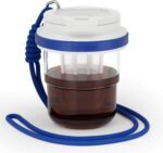 MHW-3BOMBER Cold Brew Coffee Maker Crossbody Portable 18oz - Iced Coffee Mug Tea Brewer Pitcher with Filter - Travel Coffee Tumbler for Gifts Car Office Gym, Blue M5772BL-OS - Image 6