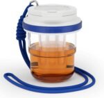MHW-3BOMBER Cold Brew Coffee Maker Crossbody Portable 18oz - Iced Coffee Mug Tea Brewer Pitcher with Filter - Travel Coffee Tumbler for Gifts Car Office Gym, Blue M5772BL-OS - Image 7