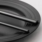 KINGSTONE Black Silverware Set, 20-Piece Forged Flatware Set Cutlery Set Premium Stainless Steel, Service for 4, for Kitchen, Home, Wedding, Party, Mirror Polished and Dishwasher Safe - Image 5