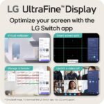 LG 27US500-W Ultrafine Monitor 27-Inch 4K UHD (3840x2160) HDR10 IPS Borderless Design Reader Mode Flicker Safe Switch App HDMI DisplayPort - White - Image 5