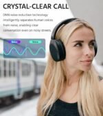 Edifier W830NB Wireless Over Ear Headphones with -45dB Active Noise Cancelling, 94H Playtime, LDAC Hi-Res Sound, Spatial Audio, Fast Charging, Multipoint Connection, Bluetooth V5.4 - Black - Image 6