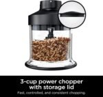 Ninja XSKKITCHPR Foodi Power Chopper 3-Cup Food Processor Bowl, for Ninja Power Mixer System (CI100 Series), Black - Image 5