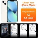 ImpactStrong Magnetic Guard Designed for iPhone 13 Case [Camera Protection] [Military Grade Drop Tested] [Compatible with MagSafe] Slim Translucent Matte Phone Case (6.1") - Dark Green - Image 3