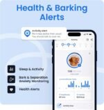 Tractive Smart Dog GPS Tracker | Live Pet Tracker with Virtual Fence | Vital Signs Monitoring of Heart & Respiratory Rate | Bark Monitoring | Dog Collar Attachment (Mint) - Image 5