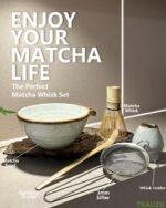 Matcha Whisk Set with Matcha Bowl, Matcha Bamboo Whisk, Scoop, Sifter, Matcha Whisk Holder Unique Gifts for Women Mom Her Girl Friend Home Kitchen Decor Gifts for Christmas, Birthday - Image 3