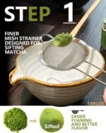 Matcha Whisk Set with Matcha Bowl, Matcha Bamboo Whisk, Scoop, Sifter, Matcha Whisk Holder Unique Gifts for Women Mom Her Girl Friend Home Kitchen Decor Gifts for Christmas, Birthday - Image 4
