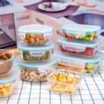 Glass Food Storage Containers with Lids, [18 Piece] Glass Meal Prep Containers, Containers for Food Storage with Lids, BPA Free & Leak Proof (9 Lid & 9 Container) - Image 5