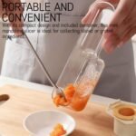 2 Pieces Mini Mandoline Slicer 3 in 1 - Ginger Garlic Grater, Vegetable Chopper with Container, Easy Grip Handheld Kitchen Tool, Safety Guard, for Camping Cooking and Picnic - Image 5