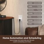 Wyze Plug, 2.4GHz WiFi Smart Plug, Compatible with Alexa, Google Assistant, IFTTT, No Hub Required, Four-Pack, White - Image 4