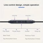 2022 in-Ear Headphones Wired Earbuds Stereo Headphones for Samsung Galaxy S10, S10E, S10+, S8, S8+, S9, S9+, Note 9- Designed 3.5 mm Jack with Microphone and Volume Buttons (Black) - Image 4