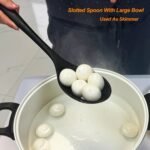 Silicone Cooking Utensils Set, Heat Resistant and large Non Stick Spatulas & Spoons for Kitchen, Ideal BPA Free Kitchen Turners for Frying, Mixing,Serving,Draining,Turning - Image 6