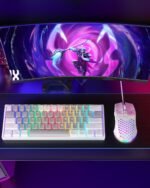 SOLAKAKA SM900 Gaming Mouse Wired with RGB,Adjustable 12800 DPI Wired Gaming Mouse with Side Buttons,Computer Mouse for Laptop/PC,White - Image 5