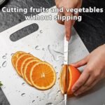 Titanium Cutting Board, 3 PCS Titanium Cutting Boards for Kitchen, Non Toxic, Double-Sided Food Grade Chopping Board for Outdoor Camping(15.6" x 11", 13" x 9.3", 11.8" x 7.8") - Image 5