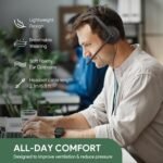 Yealink UH34 USB Headset with Mic, Single Ear Wired Headphones with Noise Cancelling Microphones, Professional Work Headphones VoIP Phone Computer Call Center Office,Ultra Light Mono - Image 5