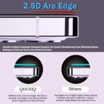 QHOHQ 3 Pack Screen Protector for iPhone 14 Plus 6.7 Inch with 3 Pack Tempered Glass Camera Lens Protector, Ultra HD, 9H Hardness, Case Friendly [Easy to Install Frame] - Image 4