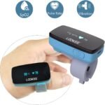 LOOKEE Ring-Pro Wearable Oxygen Monitor with Vibration Reminder for Low O2 - Continuous Pulse Oximeter -Rechargeable Blood Oxygen Saturation Tracker for SpO2 & PR - Free APP & PC Reports - Image 3