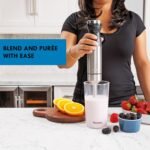 Kenmore Immersion Blender - Handheld Stick Mixer, Electric Hand Blender with Stainless Steel Shaft, Whisk, Variable Speed for Smoothies, Milkshakes, Baby Food, Puree, Batidora de Inmersión - Image 3