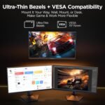 KOORUI 24" Gaming Monitor, 240Hz 1ms Fast IPS, FHD HDR400 Display, 90% DCI-P3 Color Gamut, Adaptive Sync, Ultra Slim Frame, VESA Mountable, HDMI 2.0, DP 1.4 - Image 5