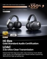 SoundPEATS Clip1 Advanced Open Ear Earbuds with Hi-Res LDAC & Dolby Audio | Comfortable, Secure Clip-On Design for Sports, Workouts, Office | 40H Playtime, Fast Charging, IPX5, Bluetooth 5.4 - Image 4