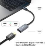 BENFEI 2 Pack USB C to HDMI Adapter 4K@60Hz, USB Type-C to HDMI Adapter [Thunderbolt 3/4/5 Compatible] with iPhone 15 Pro/Max, MacBook Pro/Air 2023, iPad Pro, iMac, S23, XPS 17, Surface Book - Image 3