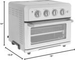 Cuisinart Convection Toaster Oven Airfryer Combo, 6-in-1 1800 Watts, XL Capacity Convection Oven with 60-Minute Timer/Auto-Off for Toast, Bake or Broil, Stainless Steel, CTOA-122 - Image 4