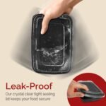 Reli. Meal Prep Containers 12 oz (27 Pack) 1 Compartment Meal Prep Containers Reusable | Plastic Take Out Food Box, Microwavable | Small Boxes with Lids for Takeout, Leftover - Image 5