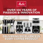 Melitta Aroma Tocco Glass Drip Coffee Maker | Programmable Coffee Machine | Glass Carafe Coffee Pot | 10 Cup Coffee Maker | Touch Control Panel | Stainless Steel accented | White - Image 6
