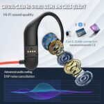 Swimming Headphones, IPX8 Waterproof Earbuds with 32GB MP3 Player | Bluetooth 5.2 Wireless | Noise Isolation Secure Fit for Underwater Music Swimming, Sports, Gym - Image 5