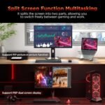 KOORUI Monitor, 27” 1ms 200Hz Gaming Monitor, Mini-LED Panel- 1440P WQHD 300000:1 Contrast Ratio Computer Screen, HDR 1000 Display, 97% DCI-P3, Tilt Adjustable, HDMI/DP, Eye Care - Image 5