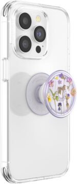 PopSockets Adhesive Phone Grip, Holder, Phone Stand, Plant-based - Purple Fields - Image 3
