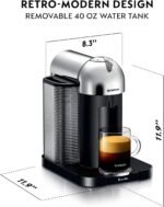 Nespresso Vertuo Coffee and Espresso Maker by Breville, Chrome - Image 4