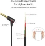 SoundMAGIC E11 Wired Earbuds No Microphone HiFi Stereo Earphones Noise Isolating in Ear Headphones Powerful Bass Tangle Free Cord Black - Image 4